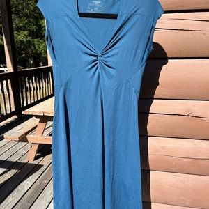 Patagonia blue swimsuit material midi dress size medium